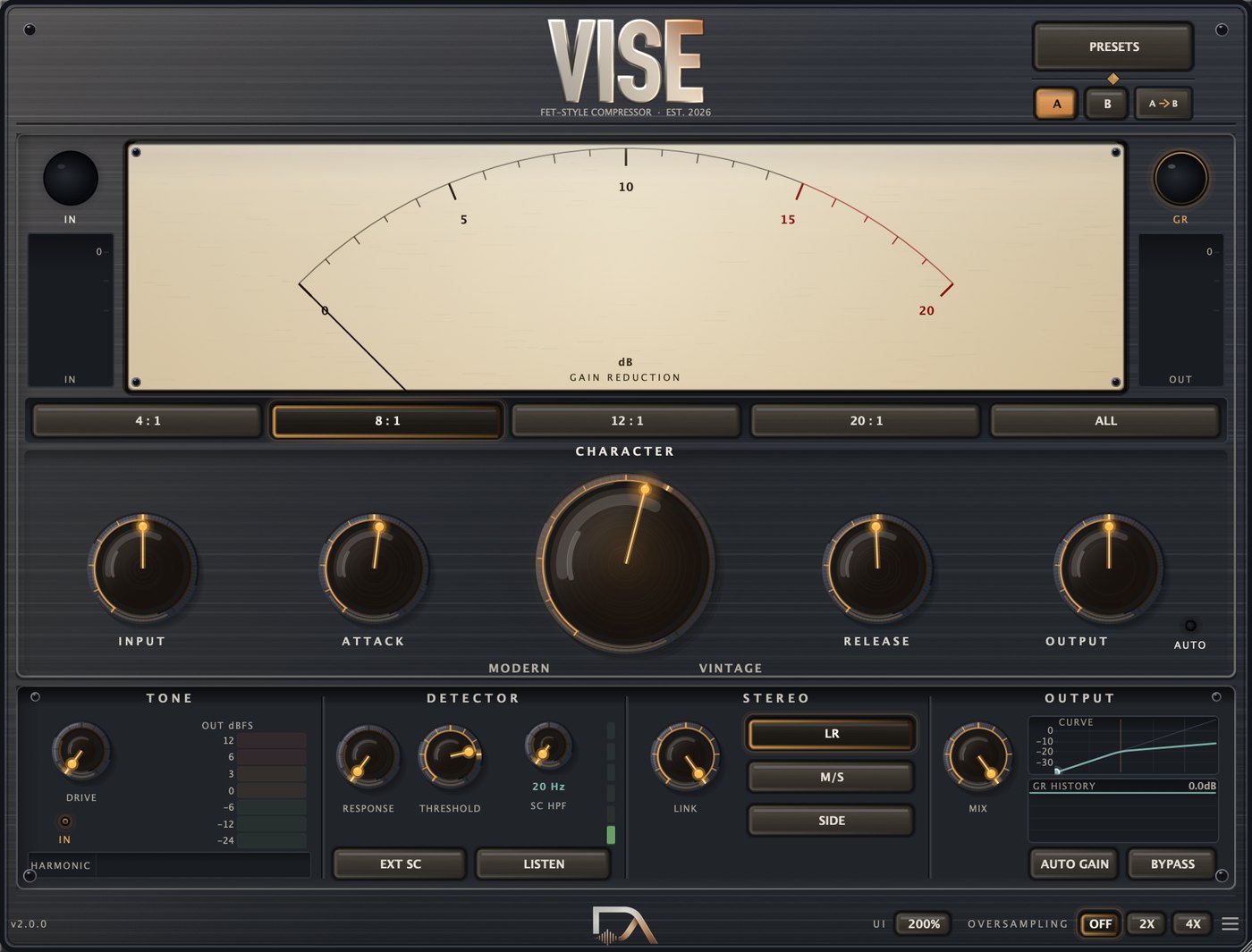 Vise at its default size, 920 &times; 700.